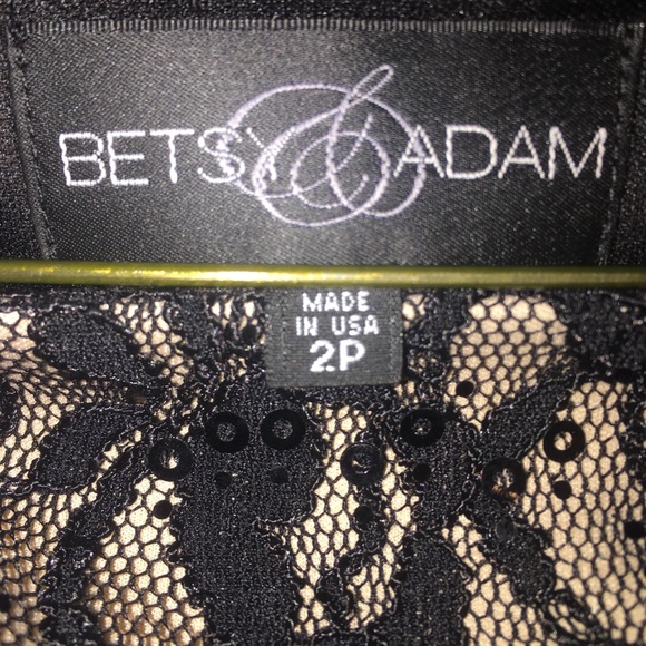 Betsy & Adam Black Formal Dress - Picture 3 of 3